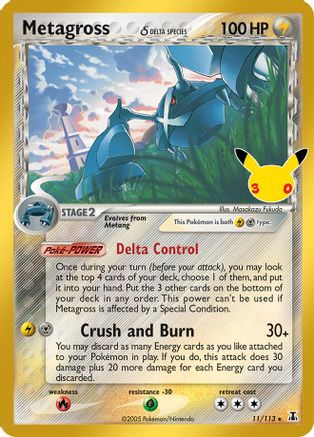 Metagross (Delta Species) 011/113 [ME 30th Celebration Classic Collection] (Holofoil)