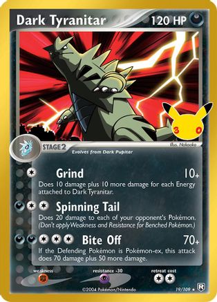 Dark Tyranitar 019/109 [ME 30th Celebration Classic Collection] (Holofoil)