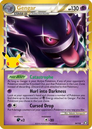 Gengar (Prime) 094/102 [ME 30th Celebration Classic Collection] (Holofoil)