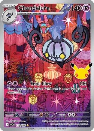 Chandelure 137/128 [ME 30th Celebration] (Holofoil)