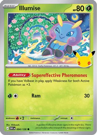 Illumise 004/128 [ME 30th Celebration] (Holofoil)
