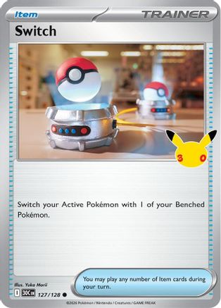 Switch 127/128 [ME 30th Celebration] (Holofoil)