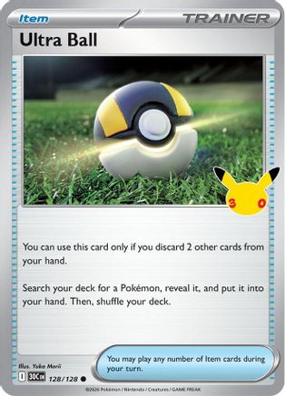 Ultra Ball 128/128 [ME 30th Celebration] (Holofoil)
