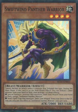 Swiftwind Panther Warrior [BETB-EN001] Super Rare