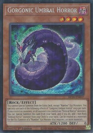 Gorgonic Umbral Horror [BETB-EN007] Secret Rare