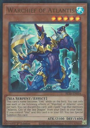 Warchief of Atlantis [BETB-EN014] Ultra Rare
