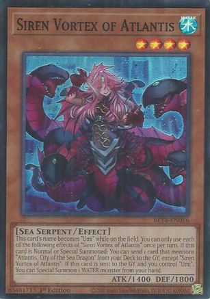 Siren Vortex of Atlantis [BETB-EN016] Super Rare