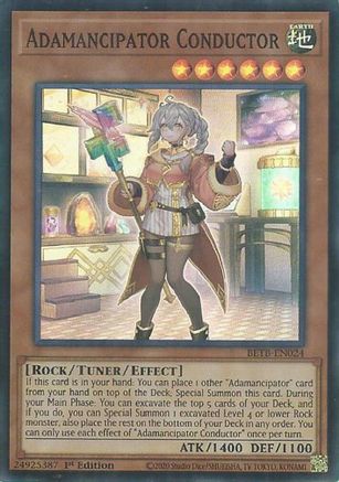 Adamancipator Conductor [BETB-EN024] Super Rare