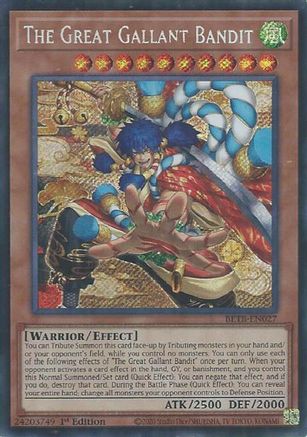 The Great Gallant Bandit [BETB-EN027] Secret Rare
