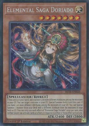Elemental Saga Doriado [BETB-EN028] Secret Rare