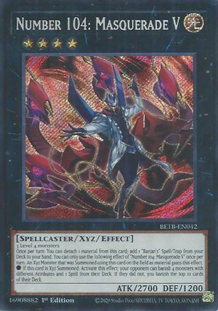Number 104: Masquerade V [BETB-EN042] Secret Rare