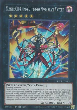 Number C104: Umbral Horror Masquerade Victory [BETB-EN043] Super Rare