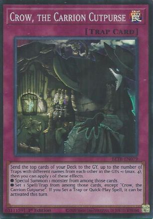 Crow, the Carrion Cutpurse [BETB-EN079] Super Rare