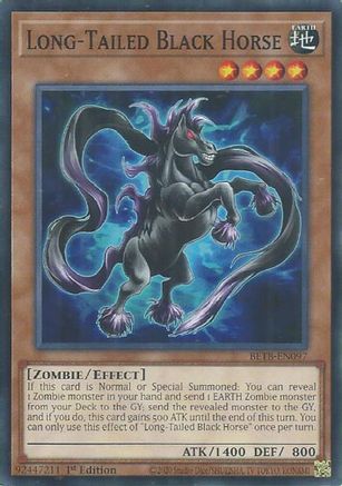 Long-Tailed Black Horse [BETB-EN097] Common