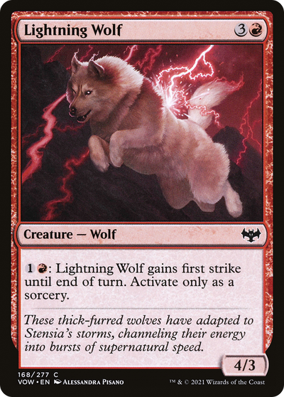 Lightning Wolf [Innistrad: Crimson Vow]
