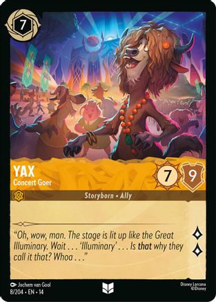 Yax - Concert Goer (8/204) Hyperia City (Non-Foil)