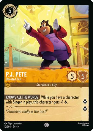 P.J. Pete - Devoted Fan (12/204) Hyperia City (Non-Foil)