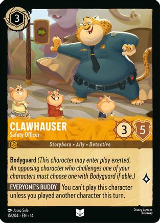 Clawhauser - Safety Officer (15/204) Hyperia City (Cold Foil)