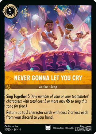 Never Gonna Let You Cry (30/204) Hyperia City (Non-Foil)