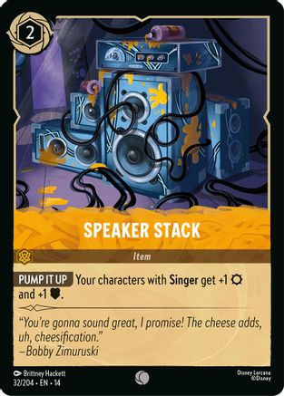 Speaker Stack (32/204) Hyperia City (Cold Foil)