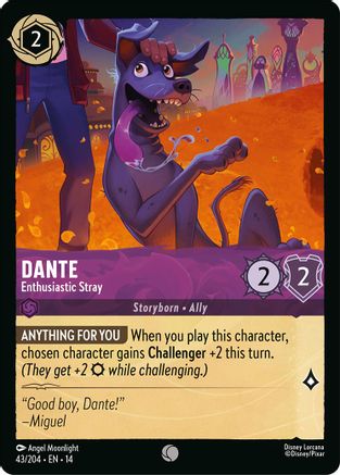 Dante - Enthusiastic Stray (43/204) Hyperia City (Non-Foil)