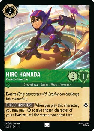 Hiro Hamada - Versatile Inventor (71/204) Hyperia City (Cold Foil)