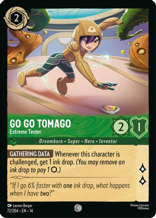 Go Go Tomago - Extreme Tester (72/204) Hyperia City (Cold Foil)