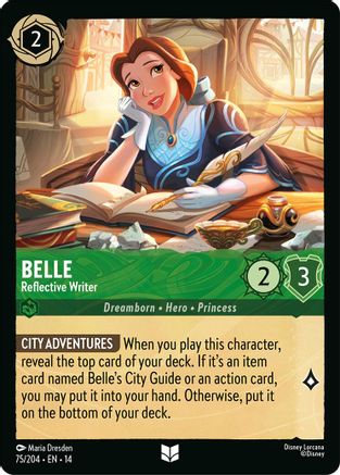 Belle - Reflective Writer (75/204) Hyperia City (Cold Foil)