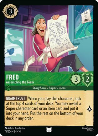 Fred - Assembling the Team (76/204) Hyperia City (Non-Foil)
