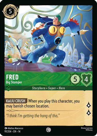 Fred - Big Stomper (91/204) Hyperia City (Non-Foil)