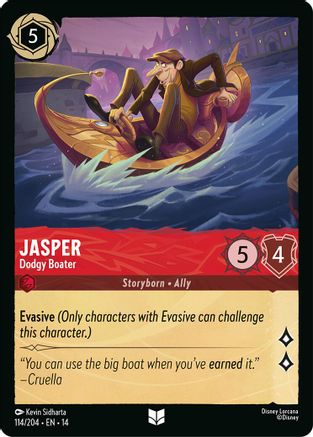 Jasper - Dodgy Boater (114/204) Hyperia City (Non-Foil)