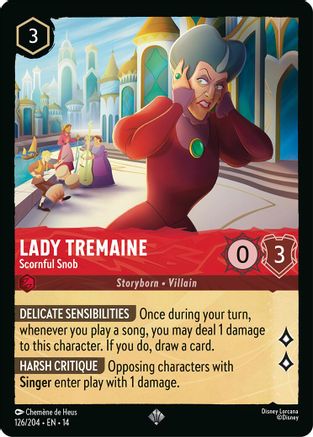 Lady Tremaine - Scornful Snob (126/204) Hyperia City (Cold Foil)