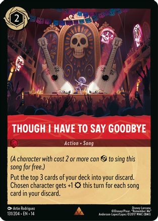 Though I Have to Say Goodbye (131/204) Hyperia City (Cold Foil)