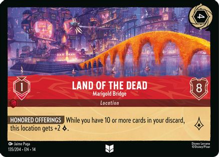 Land of the Dead - Marigold Bridge (135/204) Hyperia City (Cold Foil)