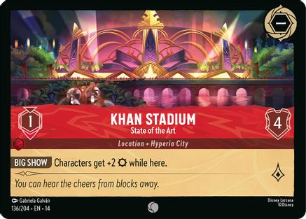 Khan Stadium - State of the Art (136/204) Hyperia City (Non-Foil)