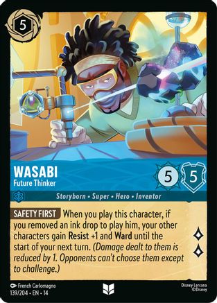 Wasabi - Future Thinker (139/204) Hyperia City (Cold Foil)