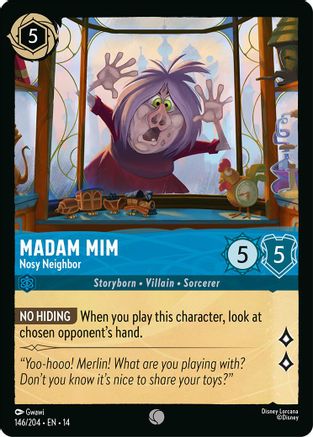 Madam Mim - Nosy Neighbor (146/204) Hyperia City (Non-Foil)