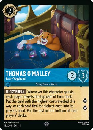 Thomas O'Malley - Savvy Vagabond (152/204) Hyperia City (Non-Foil)