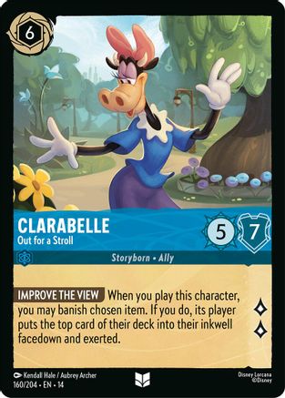 Clarabelle - Out for a Stroll (160/204) Hyperia City (Non-Foil)