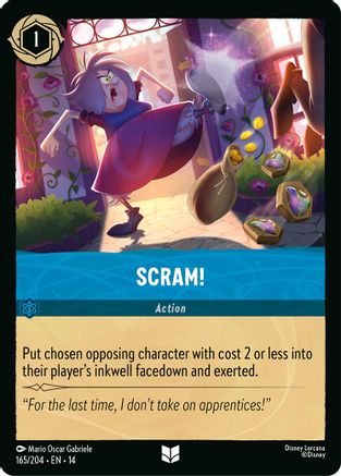 Scram! (165/204) Hyperia City (Cold Foil)