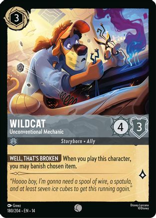 Wildcat - Unconventional Mechanic (180/204) Hyperia City (Cold Foil)