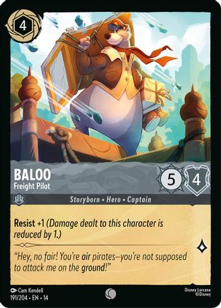 Baloo - Freight Pilot (191/204) Hyperia City (Non-Foil)