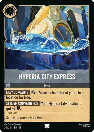 Hyperia City Express (201/204) Hyperia City (Cold Foil)