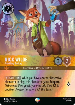 Nick Wilde - Providing Backup (Epic) (205/204) Hyperia City ()