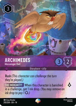 Archimedes - Messenger Owl (Epic) (210/204) Hyperia City ()