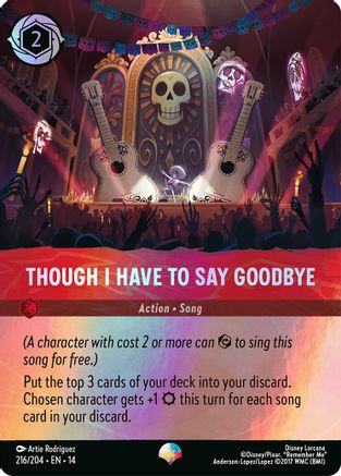 Though I Have to Say Goodbye (Epic) (216/204) Hyperia City ()
