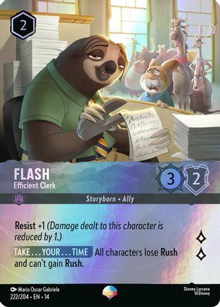 Flash - Efficient Clerk (Epic) (222/204) Hyperia City ()