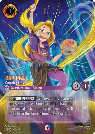 Rapunzel - Outgoing Artist (Enchanted) (226/204) Hyperia City ()