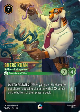 Shere Khan - Ruthless Entrepreneur (Enchanted) (231/204) Hyperia City ()