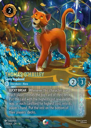 Thomas O'Malley - Savvy Vagabond (Enchanted) (235/204) Hyperia City ()